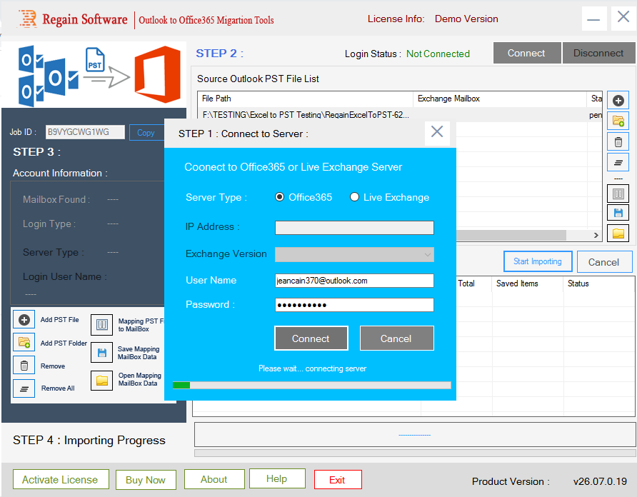 Show Preview of Outlook PST after Scanning complete